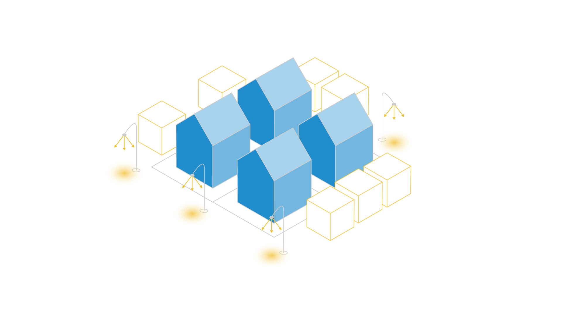 a diagram representing a neighborhood